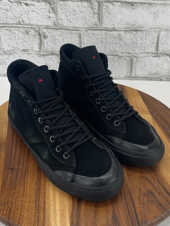 Emerica Indicator High Widow Mens Sz. 8 Triple Black Suede Skateboarding Shoes main image 12